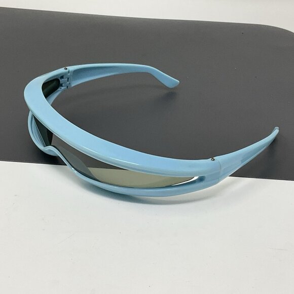 Foster Grant  Space Age Very Rare Blue  Sunglasses Headband Style Made In USA main image 11